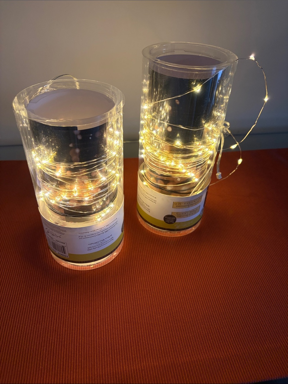Apothecary Warm White LED Fairy String Lights - Pack of 2